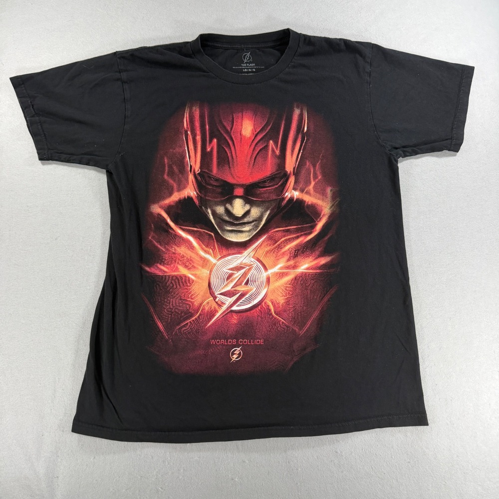 DC Comics The Flash Worlds Collide Graphic T-Shirt Men's Large
